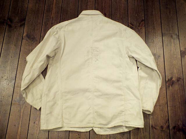 Freeland / White Twill Coverall Jacket : Cosmic Jumper