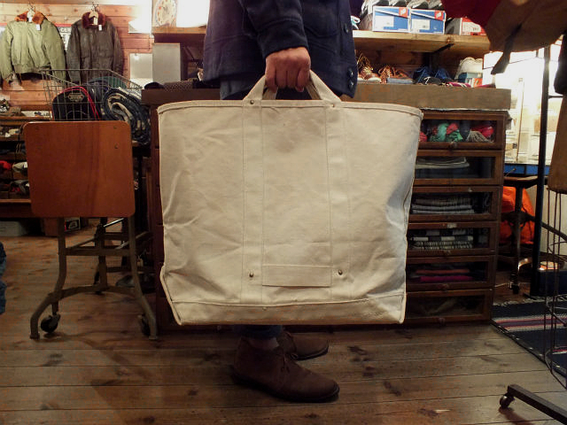 Vintage Canvas Tool Bag: Cosmic Jumper - Retro & Modern Used Clothing