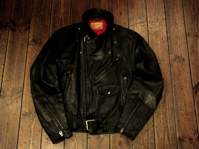 J.C.Penney - Sportclad / Horsehide Motorcycle Jacket: Cosmic