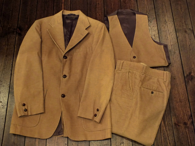 Brooks Brothers / Corduroy 3-piece Set-up Suits: Cosmic Jumper