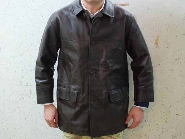 Polo 90s vintage leather swing jacket-