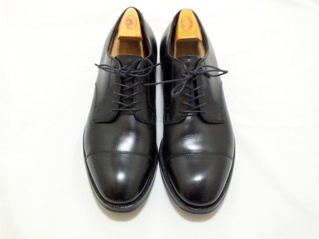 Brooks Brothers - Alden / Black Calfskin Straight Tip Blucher