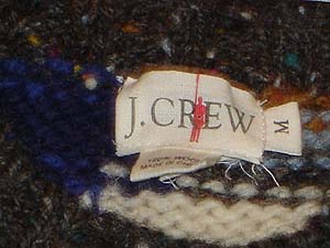 J.Crew Patchwork Sweater: Cosmic Jumper - Retro & Modern Used Clothing